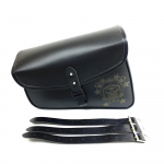 Must Skull mootorratta sadulakottide k&uuml;lgmine t&ouml;&ouml;riistakott PU nahast pagasi sadulakott Left