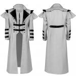 Vintage Halloweeni punk-mantel Temperament Gentleman Slit Long Coat S hall