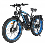 Elektriratas PHILODO H8, 3000W mootor, 48V 26Ah aku, tippkiirus 56 km/h, s&otilde;iduulatus 100 km, 26x4.0 tollised rehvid sinine