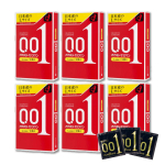 Okamoto Zero One L 3 tk karbis x 6 karpi [6 Karpi] 0,01 mm Suurus, (4547691775122-6)