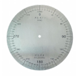 160x6x2mm Ketaskaala Identifitseerimisketas Kraadijaotusega Ringikujuline Ketaspikerdusmehhanism Masina&ouml;&ouml;riista M&otilde;&otilde;teriistadele