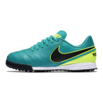 Nike Tiempo Legend 6 Slip Resistant Cushioning Abrasion Resistant Low top Soccer Shoes Kids' 819191-307 35 blue