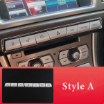 Jaguar XF XJ 2010-2019 Auto Modifitseeritud Interj&ouml;&ouml;r Auto Rool Multimedia K&auml;igukangi Nupu Dekoratsiooni Kleebis Auto Tarvikud