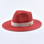 Uus Panama pehme kujuga &otilde;lgk&uuml;bar naistele meestele suvine rannakaitse m&uuml;ts UV-kaitsega Fedora m&uuml;ts One Size punane