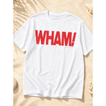 2026 Uus Mudel WHAM Unisex-T&auml;iskasvanute Klubi T-s&auml;rk Valge S L&uuml;hike Varrukas Co Uk T&auml;nav Illustreeritud Taevane T-s&auml;rk Kosmiline Kulunud 5XL valge