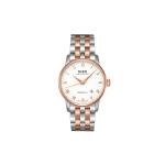 MIDO Baroncelli Baroncelli kollektsiooni seeria Automaatne mehaaniline liikumine Roosa kuld Kuld &Otilde;huke meeste k&auml;ekell &Scaron;veitsi k&auml;ekell 38mm Kuldne sihverplaat M8600.9.N6.1 kuld