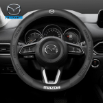 LGIY9 Mazda 2 3 5 6 CX-4 CX-5 CX-7 CX-8 CX-30 CX-50 MX5 Miata RX-7 RX-8 Axela Atenza Autole S&uuml;sinikkiust Nahast Roolikate