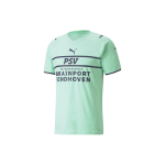 Puma Psv 21/22 Kolmas Replica S&auml;rk T&auml;htedega Prinditud Logo &Uuml;mmarguse Kaelusega L&uuml;hikeste Varrukatega T-s&auml;rk Meeste Topp Roheline 759559-03 L