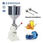 ZONESUN A03 Manuaalne kreemi ja kosmeetilise pasta t&auml;itmismasin 1800BPH 0W A03  5-50ML