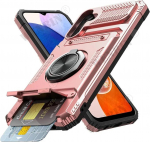 Kaitse&uuml;mbris Samsung S26 Ultra S25 S24 S23 Ultra A57 A37 A17 jaoks Magnetiline P&ouml;&ouml;ratav R&otilde;ngas Jalg Kogu Keha Tilgutuskaitse Rahakott Galaxy S26 Ultra