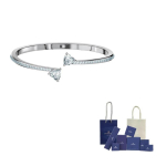 Swarovski roodiumiga kaetud k&auml;ev&otilde;rud naistele S-Original Brand Box And Bag valge