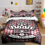 Southampton FC Logo Voodipesukomplekt Voodipesu Tekikottide Komplekt Tekikott Padjap&uuml;&uuml;rid (1 * Tekikott 2 * Padjap&uuml;&uuml;ri, ilma tekita) 135x200cm