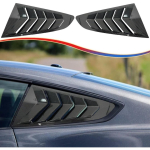 15-23 Ford Mustang Tagumised K&uuml;ljeakna Ribikatted &ndash; Modifitseeritud Sisekujunduse Lisatarvikud Glossy Black gray