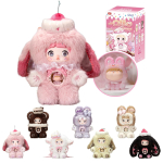 TOP TOY Nommi Hitokuchi Meeseeria Palus Ripats 1 tk Gacha Pime Kast Kuju Plastikust Mudel Premium Sofubi S&uuml;nnip&auml;evakingitus Originaaltegelane white