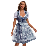 Suurusele sobiv Oktoberfest naiste &otilde;llekleit, S-5XL, Saksa tr&uuml;kiga, Lavaesinemiseks brown