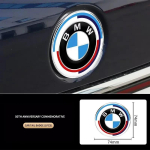 74mm 82mm Kapoti Esiosa Tagumine Pagasiruumi Embleem Logo Rinnam&auml;rk Kleebis 50. Aastap&auml;eva V&auml;ljalase BMW E46 E39 E38 E90 E60 E90 E64 jaoks gray