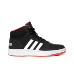 Adidas Hoops 2.0 Mid J 'Must Hi-Res Punane' (Unisex) Core Black / Cloud White / Hi-Res Red Laste rulaketsad B75743 31.5 black