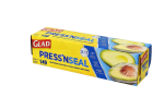 GLAD Press'n Seal Plastkile 30cm x 43.4m &Otilde;hukindlalt suletav Toidu jaoks Korduvkasutatav Mitmeotstarbeline K&ouml;&ouml;girull Kuumakindel Pol&uuml;et&uuml;leen yellow