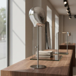 Mannekeenipea N&auml;idistugi T&auml;ispuidust Konstruktsioon Lauapealne Mitmek&uuml;lgne M&uuml;ts Silver_Child Plated 48CM