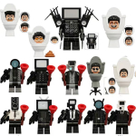 14 TK Tualett Skibidi ehitusklotsid TV-monitor Kaameramees minifiguurid Laste m&auml;nguasi Sobib Lego