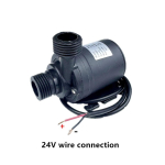 Sukeldatav veepump 12V K&otilde;rgsurve &Uuml;livaikne P&auml;ikese-DC 24V T&otilde;stek&otilde;rgus 5M 800L/H Harjadeta mootor Veepumbad messingist &uuml;hendustega 24V wire connection
