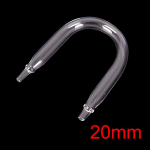 Kalapaagi akvaariumi Co2 difuusori tagasil&ouml;&ouml;giklapp U-kujuline klaastoru S/M/L 15mm