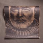 Kuulus autor Hemingway vana fotoplakat Vanamees ja meri Retrokuulsuste plakat 1pc