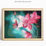 DIY teemantmaalide lillede ja liblikate tikandite allahindlus pildid kividest 20X30