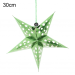 C&P Store 3D Star paberist rippuv &otilde;&otilde;nes pentagramm lambivari j&otilde;ulupuu kaunistus 30cm h&otilde;be
