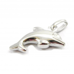 Altesse [I3191] - Pendentif Argent 'Dauphin' h&otilde;be