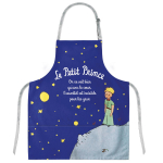 V&auml;ike prints [Q8316] - Laste puuvillane p&otilde;ll  Le Petit Prince  merev&auml;e (t&auml;heline &ouml;&ouml;) - 57x49 cm sinine