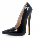 18cm High Heel Pumps Terava ninaga &otilde;hukese kontsaga seksikad naiste kingad 46 must