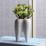 Hamba kujuga valge keraamiline lillepott sukulendid istutusmasin Geomeetriline minikontori t&ouml;&ouml;lauapott kodukaunistuse kingitus