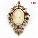 S Cameo Vintage prossid naistele Kuninganna Cameo Beauty