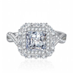 SACE GEMS Klassikaline vasesulamist tsirkoonist s&otilde;rmus Naiste ehted Pulmalubaduse peokingitus Open roosa