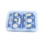 M&auml;ngu TF-kaartide kaitse&uuml;mbrised l&auml;bipaistvad veekindlad kaasaskantavad TF-i SD-kaardikarbi korraldajahoidik mobiiltelefonile puhas