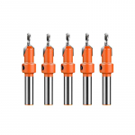 6 tk puidut&ouml;&ouml;tlemise s&uuml;vistatud puuritera komplekt 8/10 mm &uuml;mara varrega sulamist otsak puidufreesi jaoks 5pcs h&otilde;be