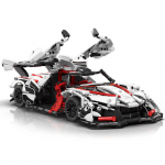 K&otilde;rgtehnoloogiline MOC 88301 RC kaugjuhtimispult Gumpert Apollo IE Super v&otilde;idus&otilde;iduauto mudel ehitusklotsid j&otilde;ulum&auml;nguasjad s&uuml;nnip&auml;evakingitused Without motor valge