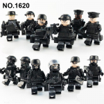 12 tk/komplekt SWAT linnapolitsei nukud s&otilde;jav&auml;e ehitusplokid minifiguurid minifiguurid lastele poiste m&auml;nguasjad Swat tegelased tarvikud