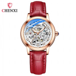 Uus TOP-br&auml;ndi luksuslik karbiga naiste k&auml;ekell, veekindlad automaatsed &otilde;&otilde;nsad naiste mehaanilised k&auml;ekellad