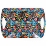 Les Tr&eacute;sors De Lily [A0189] &ndash; suur &bdquo;William Morris Collection&rdquo; mitmev&auml;rviline sinine kandik (Compton) - 48. 5x29. 5 cm NA mitmev&auml;rviline