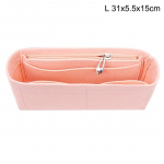 Multi-Pocket Naiste sisestuskott Vilt kangast rahakott K&auml;ekott Korraldaja kotivooder Tote 31*5.5*15cm