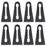 For A3 8P 8V A4 B6 B7 B8 B9 A6 C5 C6 C7 A8 4H Q3 Q5 ukseluku siibri puhvri summuti tihend l&ouml;&ouml;ke neelav summutuskaitse 8Pcs