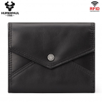 HUMERPAUL ehtsast nahast naiste rahakott Rfid p&uuml;hkimine mitme kaardi pesaga &otilde;huke kaardihoidja punane