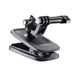 TELESIN seljakoti rihma klamber magnetiline p&ouml;&ouml;rlev klamber kaamera jaoks 360 kraadi p&ouml;&ouml;rleva reguleeritava rihma kinnitusega kiire must