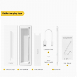 Essager Stylus Pencil Apple Pencil 2 1 jaoks Ipad Air Pro Mini tarvikud Bluetoothi ​​magnetiline juhtmevaba laadimine Pliiats pliiatsid cable Charging
