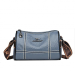 Naiste seljakott veisenahast suure mahutavusega luksuskotid naistele nahast &otilde;lakott Naiste vabaaja kotid laiad rihmad moekott K&auml;ekott Uus One Size sinine