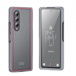 Ehtsast nahast telefoni&uuml;mbris Samsung Galaxy Z Fold Flip 4 5g kokkupandav nutitelefoni &uuml;mbris Ehtsast nahast p&otilde;rutuskindlad telefoni&uuml;mbrised Samsung Fold 4