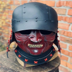 18GA SCA Lerp keskaegne samuraikiiver, nahkvoodriga r&uuml;&uuml;tlikiiver