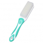 Mugav libisemiskindel multifunktsionaalne korduvkasutatav pika varrega plastikust puhastushari Vannitoatarbed jalatsihari oranž/valge